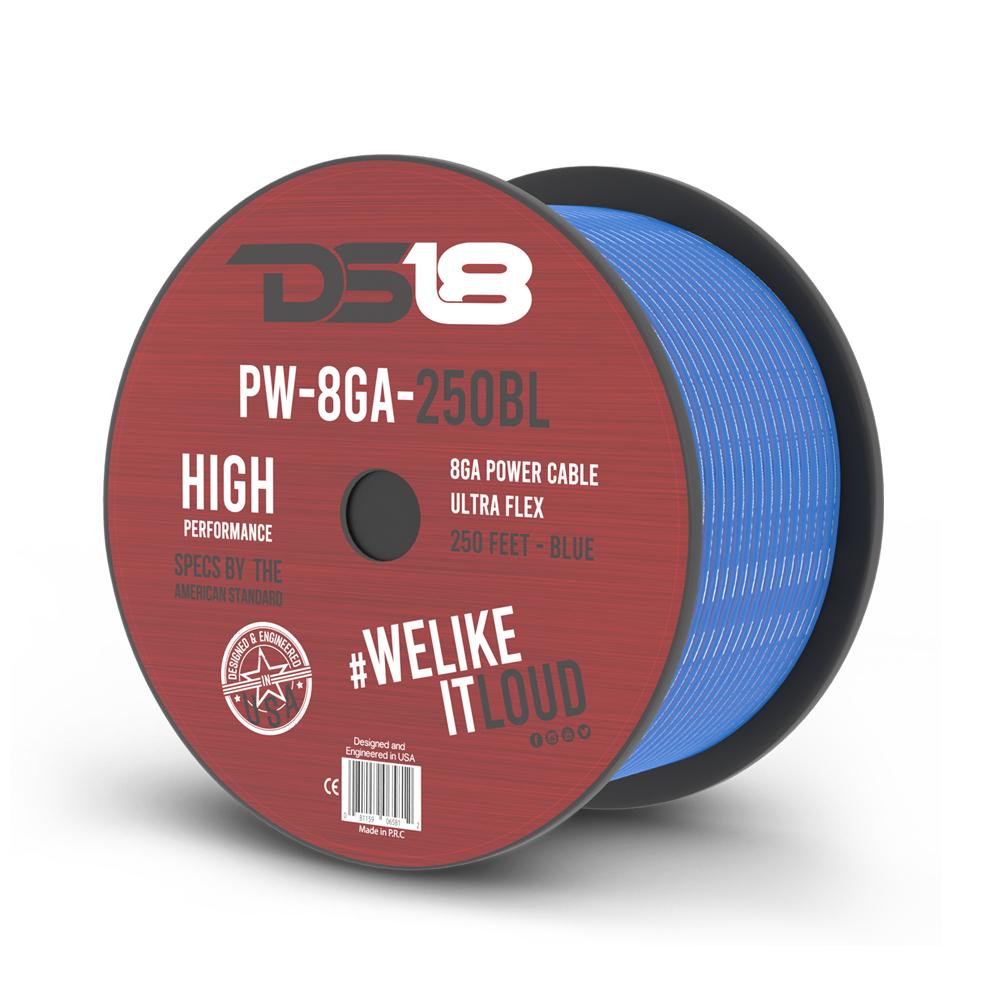 DS18 8-GA CCA Ground, Power Cable, 250 Feet