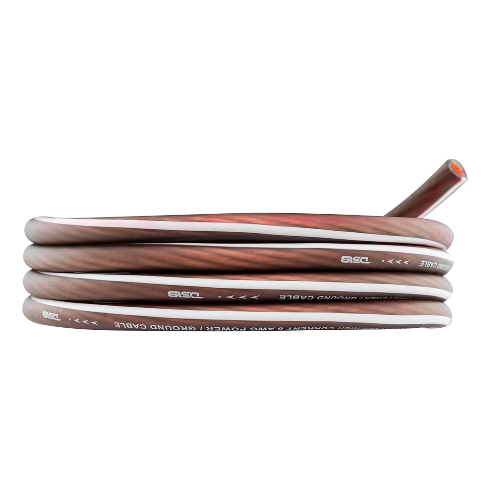 DS18 PW-4GA-5BK/20RD 4-GA Ultra Flex Power Wire 5ft Black And 20ft Red