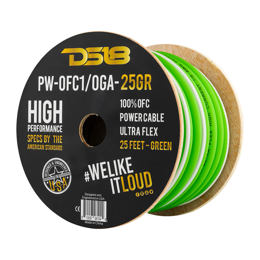 1/0-GA 100% OFC Ground, Power Cable, 25 Feet