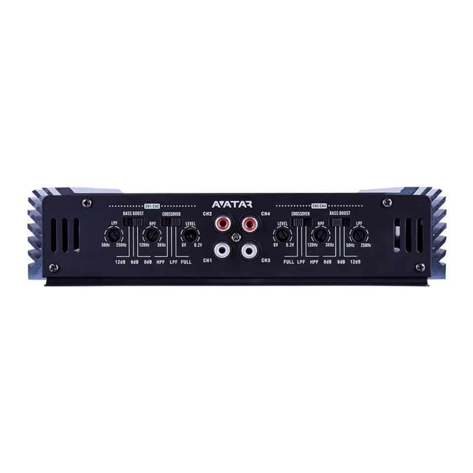 Deaf Bonce Avatar ABR-460.4 4-Channel 460W RMS Class-AB Car Audio Amplifier
