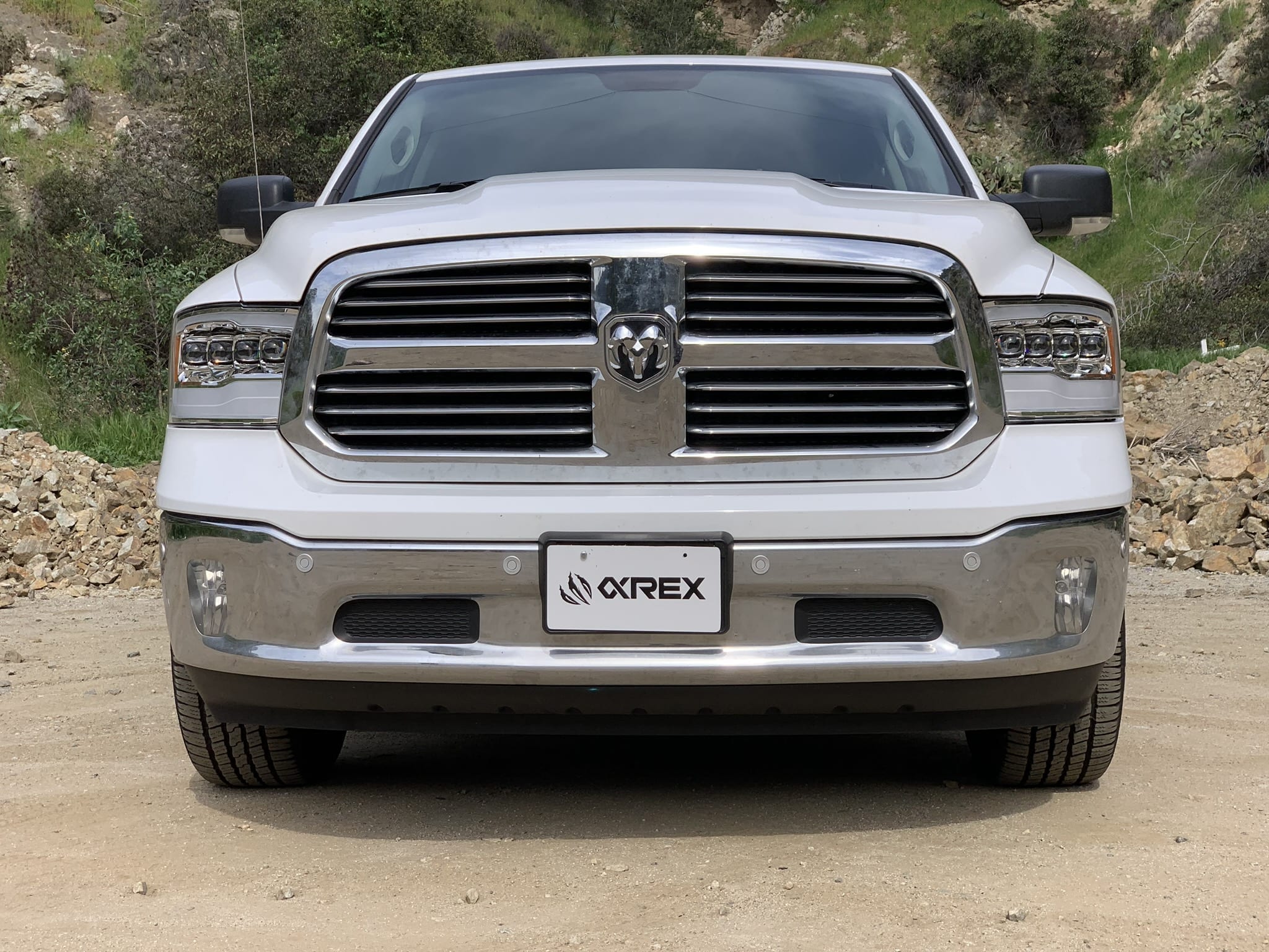 AlphaRex 09-18 Ram Truck NOVA-Series LED Projector Headlights Chrome