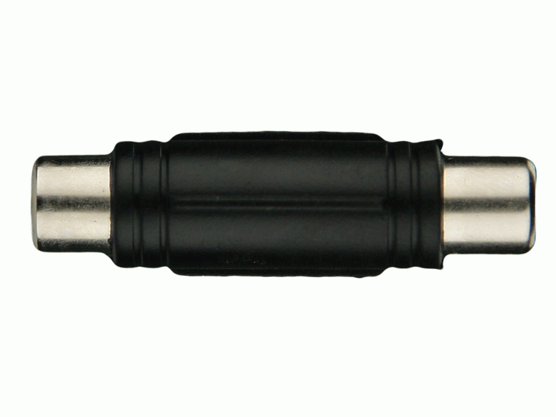 RCA100-BF10 RCA Barrel Connector Female Nickel - Package of 10 Pieces