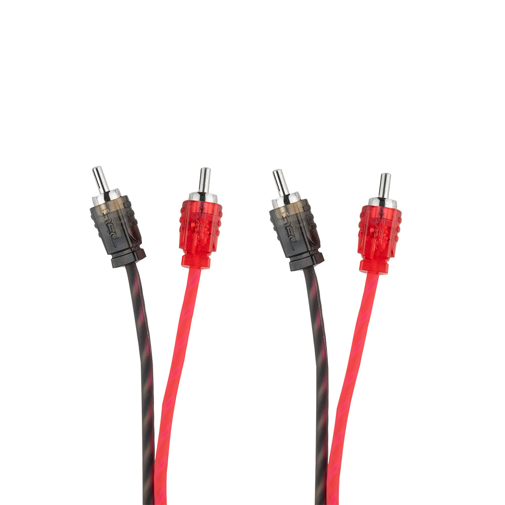 12 ft Ultra Flex 100% OFC RCA Cable Wire – 10-Pack