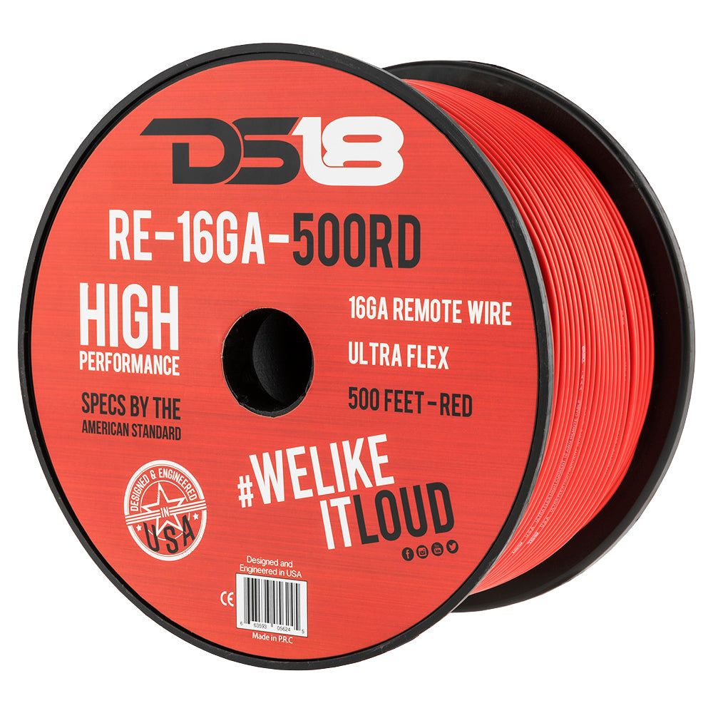 DS18 16-GA Remote Wire Primary Wire 500 Feet