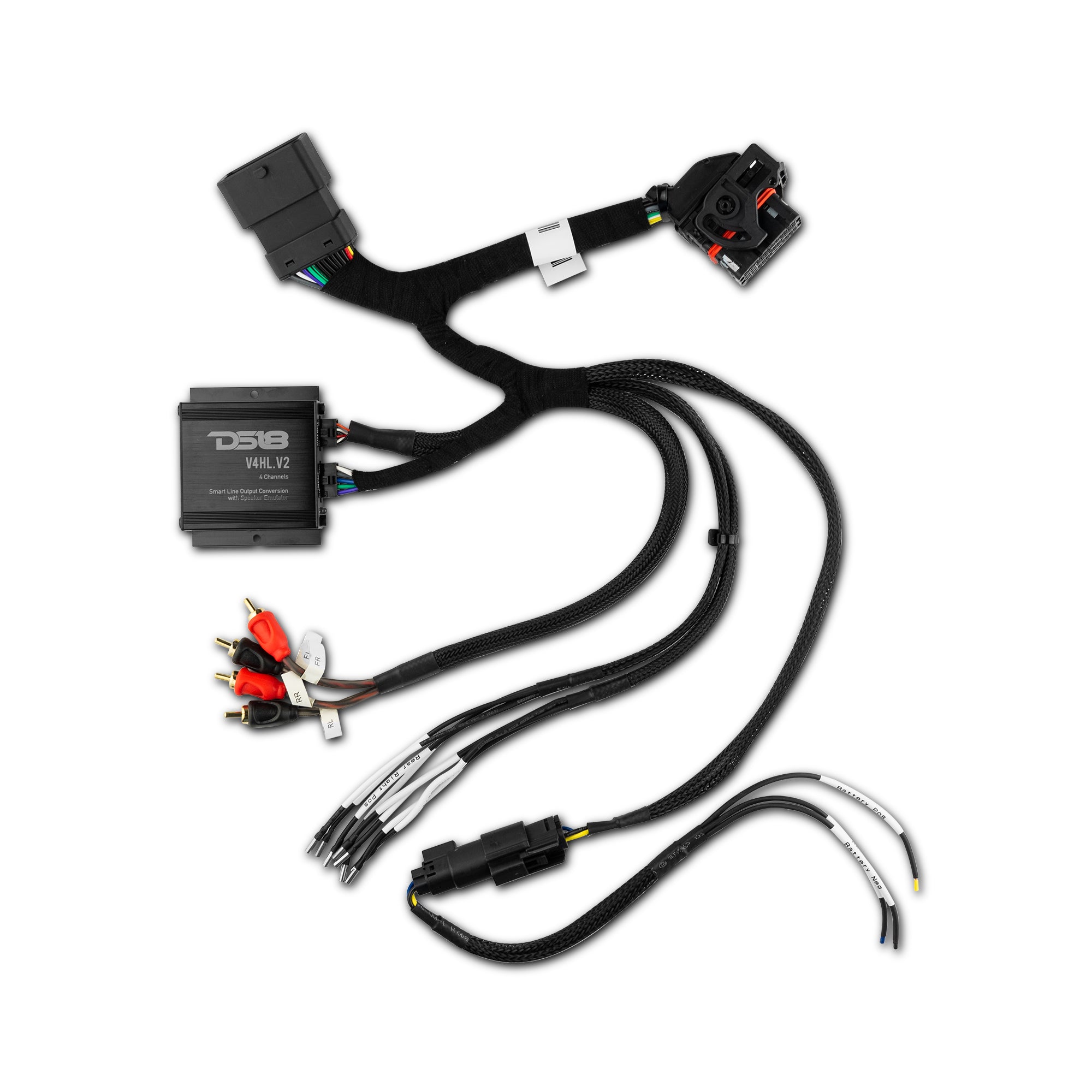 2014-Up Harley-Davidson Street Glide or Road Glide Rear Upgrade Package - 2x PRO Mid-Range w/ Twetter | 1x Amplifier