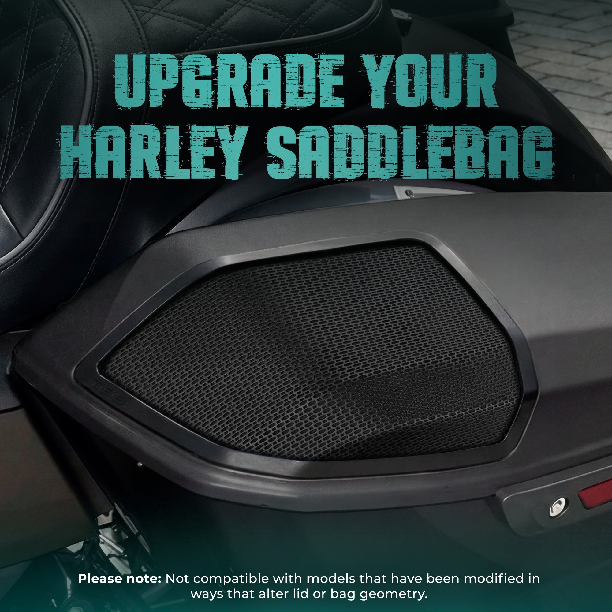Harley-Davidson Saddlebag Speaker Lid Conversion Kit for models 2024+