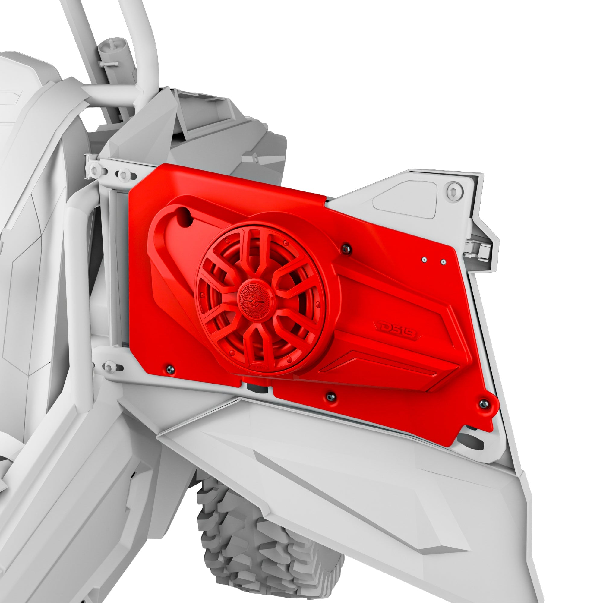 Polaris RZR-XP 2014-2023 Rear Door Panels Loaded with NXL-iQ 6.5