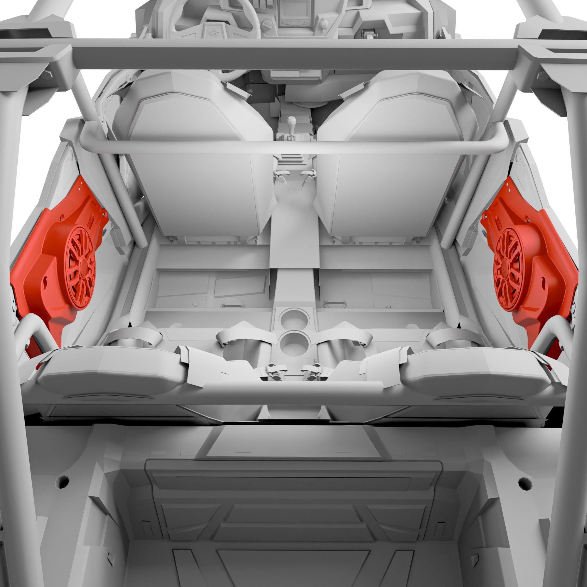 Polaris RZR-XP 2014-2023 Rear Door Panels Loaded with NXL-iQ 6.5
