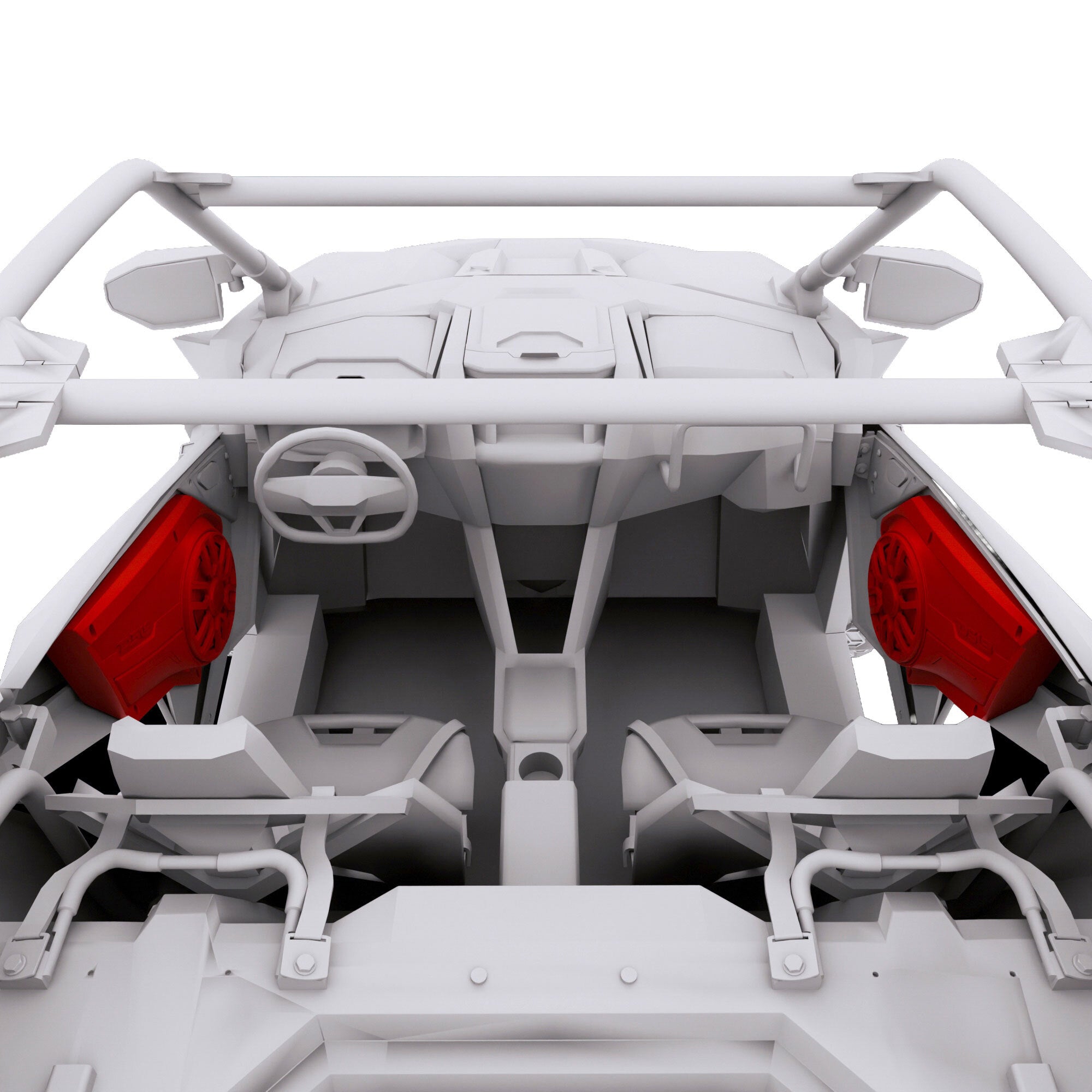 Polaris RZR Front Door Panels Loaded with NXL-IQ/BK 8