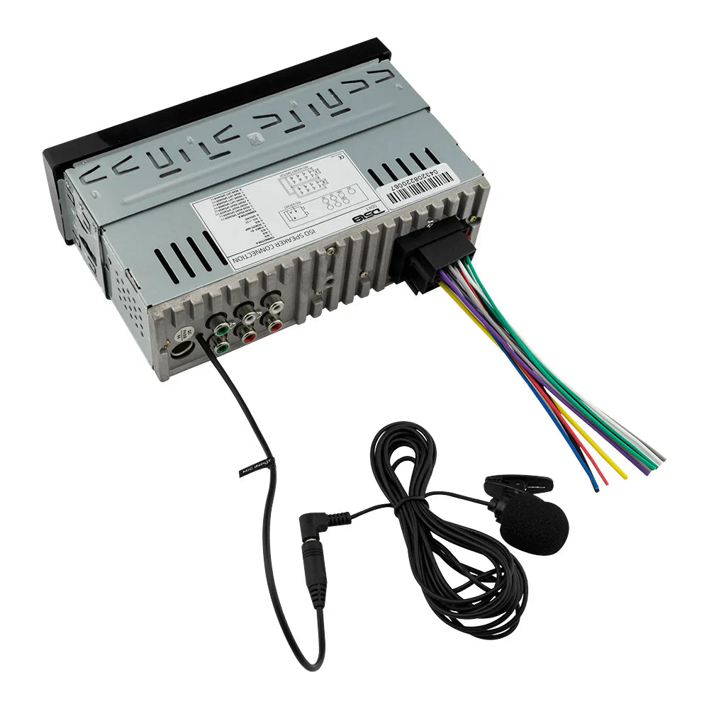 DS18 Single-DIN SDX1 Digital Media Receiver Mech-Less Player, Bluetooth, Dual USB ,7 Volt Preouts