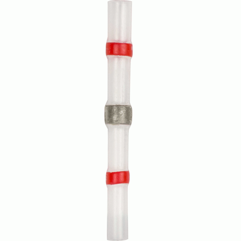 SHSRBC-50 Heat Shrink Red Butt Connector