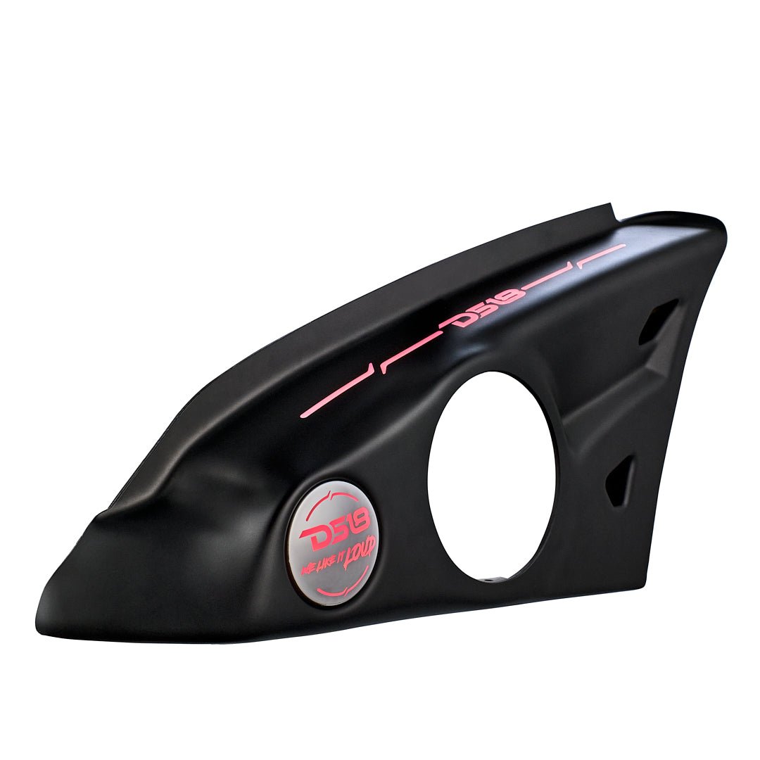 Polaris Slingshot Arm Rest Empty Enclosure With Digital Led Lights fits 2 x 6.5