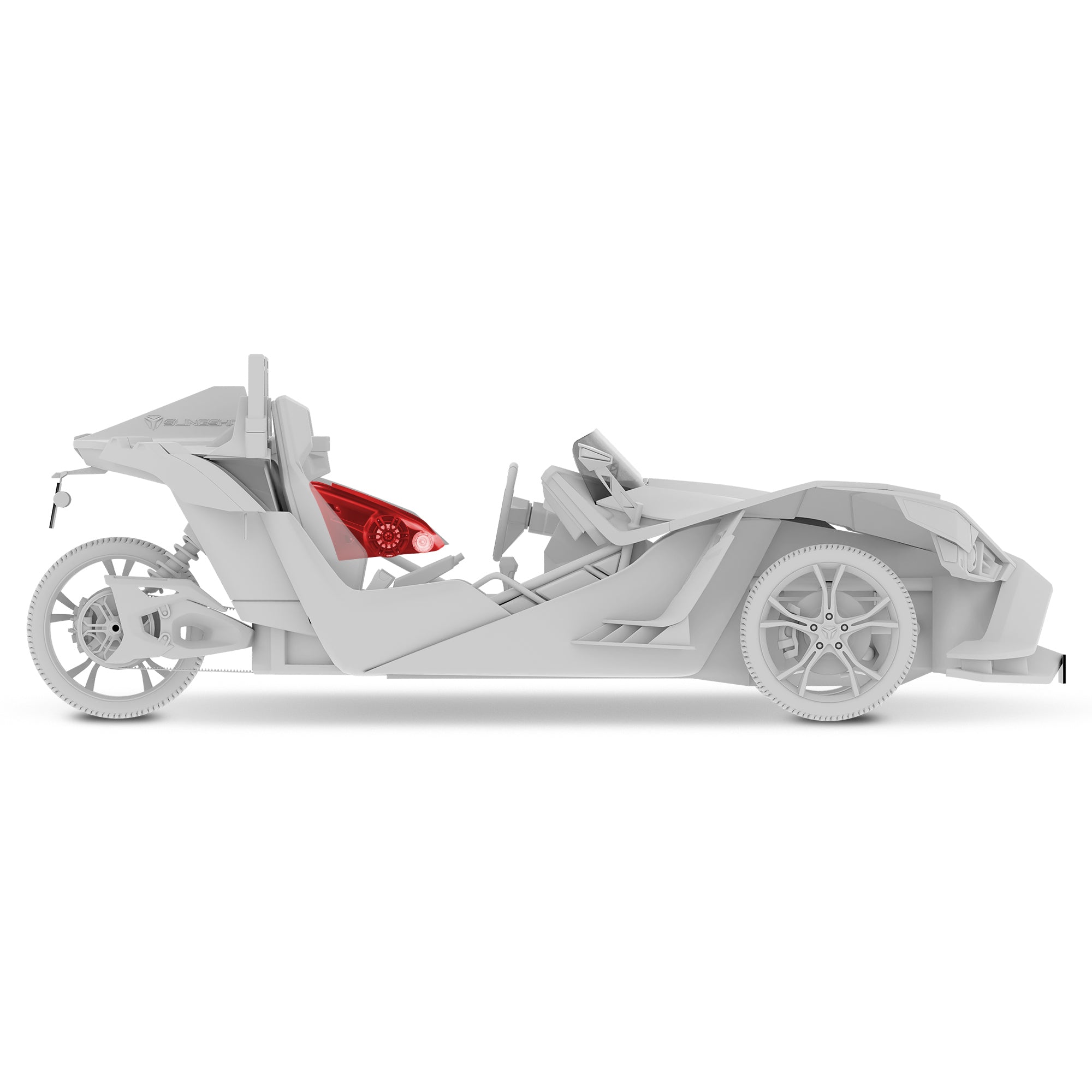 DS18 Polaris Slingshot Arm Rest 2 X 6.5