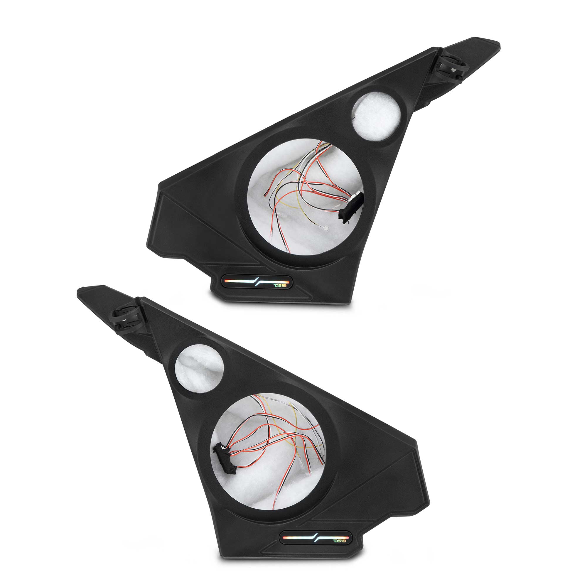 Polaris Slingshot Front Kick Panel Speaker Pods – Empty Enclosure for 8