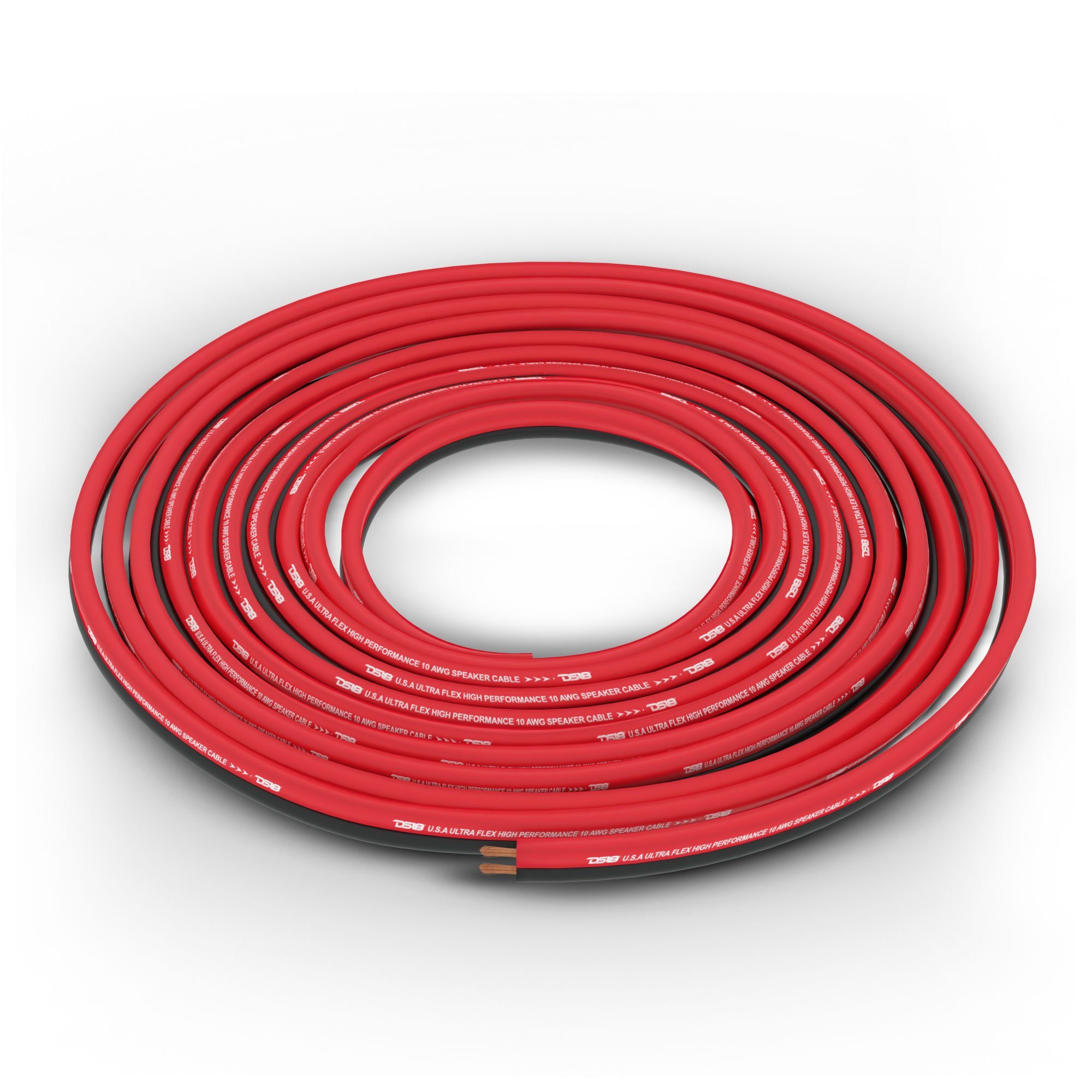 DS18 SW-12GA-100RB 12-GA Ultra Flex CCA Speaker Wire 100 Ft