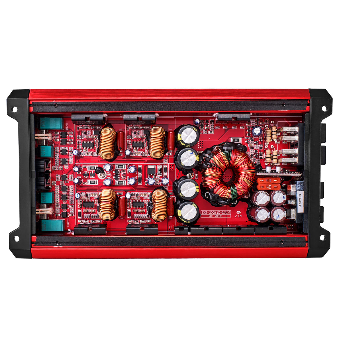 DS18 SXE Class D 4-Channel Full-Range Car Amplifier 4 x 200 RMS @4 Ohm 3000 Watts
