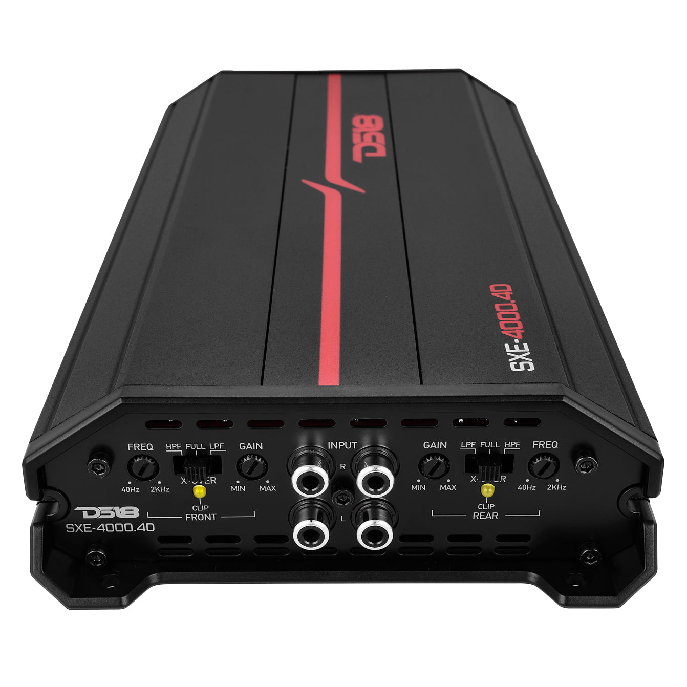 DS18 SXE Class D 4-Channel Full-Range Car Amplifier 4 x 275 RMS @4 Ohm 4000 Watts