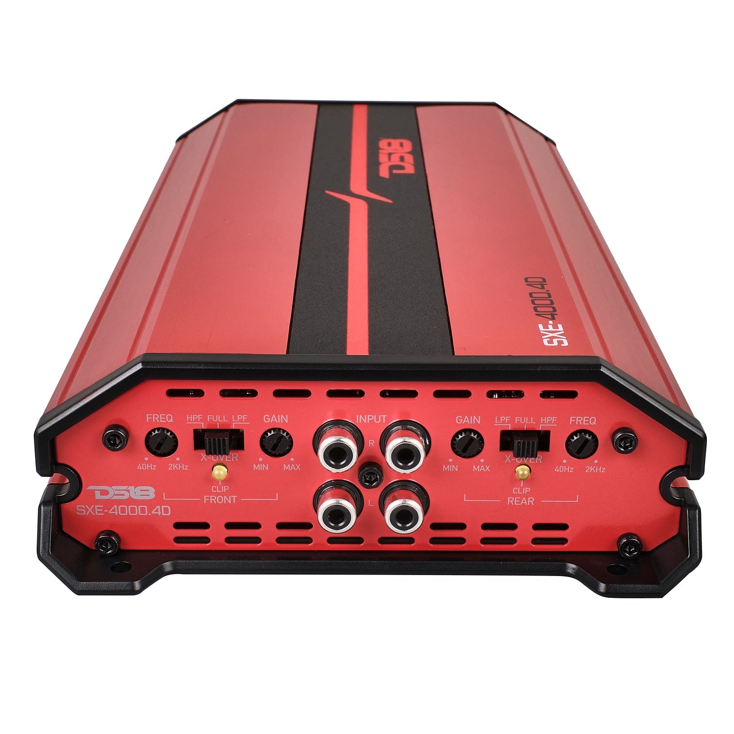 DS18 SXE Class D 4-Channel Full-Range Car Amplifier 4 x 275 RMS @4 Ohm 4000 Watts