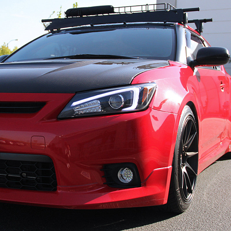 Spec-D 11-13 Scion Tc Projector Headlights LED Signals Black