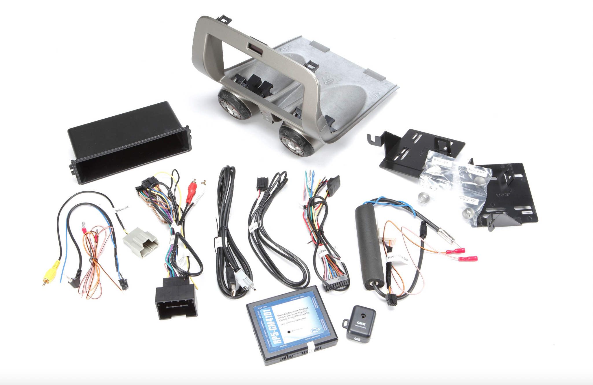 PAC RPK5-GM4102 - 2010-2015 Chevy Camaro aftermarket Stereo Dash and Wiring Kit with Climate control