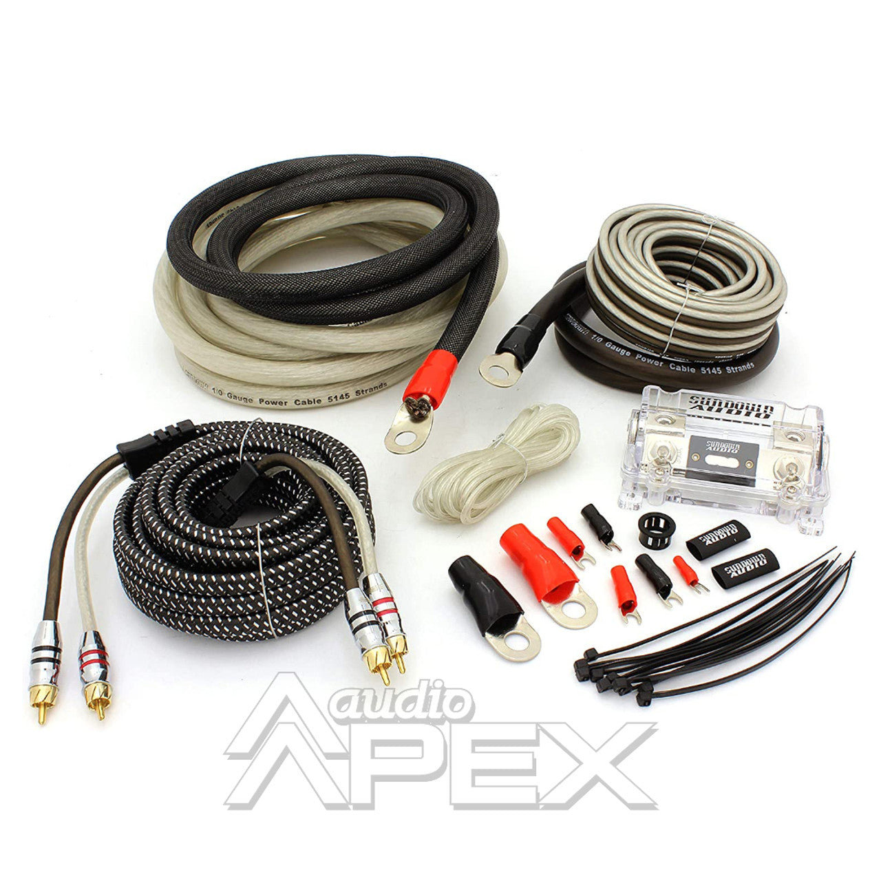 Sundown Audio 1/0 Gauge AWG OFC Amplifier Installation Kit