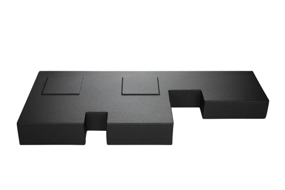 2007-2013 Toyota Tundra Duble Cab Dual Poly Sub Box 2X12