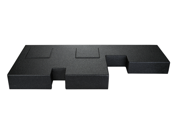 2007-2013 Toyota Tundra Duble Cab Dual Poly Sub Box 2X8
