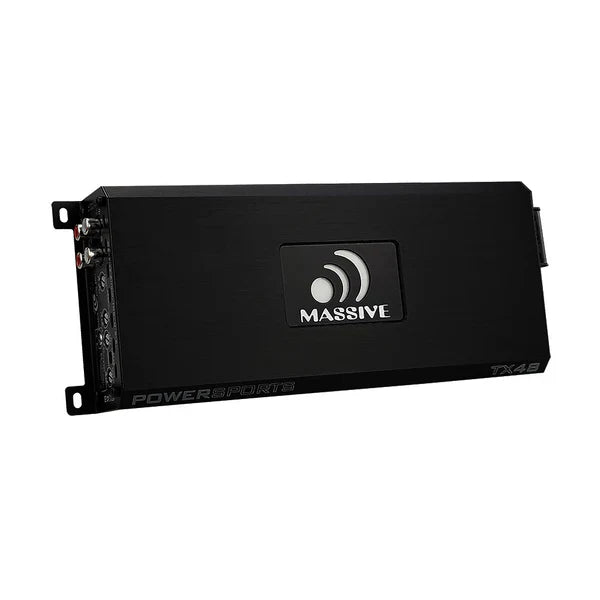 Massive audio TX48 - 200 Watts x 4 @ 4 Ohm RMS 4 Channel Bluetooth Marine Amplifier