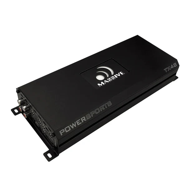 Massive audio TX48 - 200 Watts x 4 @ 4 Ohm RMS 4 Channel Bluetooth Marine Amplifier