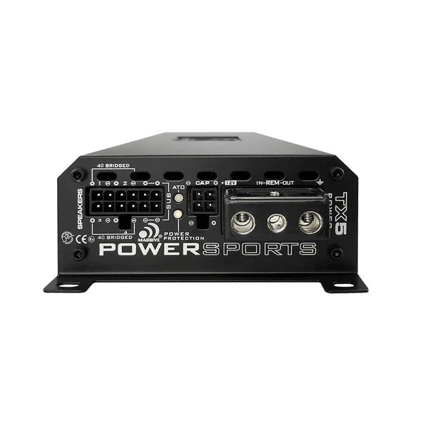 Massive audio TX5 - 120 Watts RMS x 4 + 300 Watts @ 2 Ohm Full Range Bluetooth 5-CH Marine Amplifier