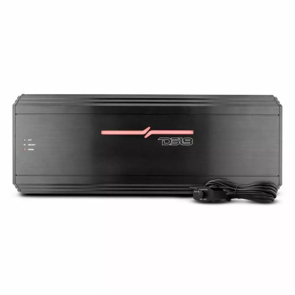DS18 ZR2000.1D 6000W Peak 1-CH Monoblock Digital Class-D Car Audio Amplifier