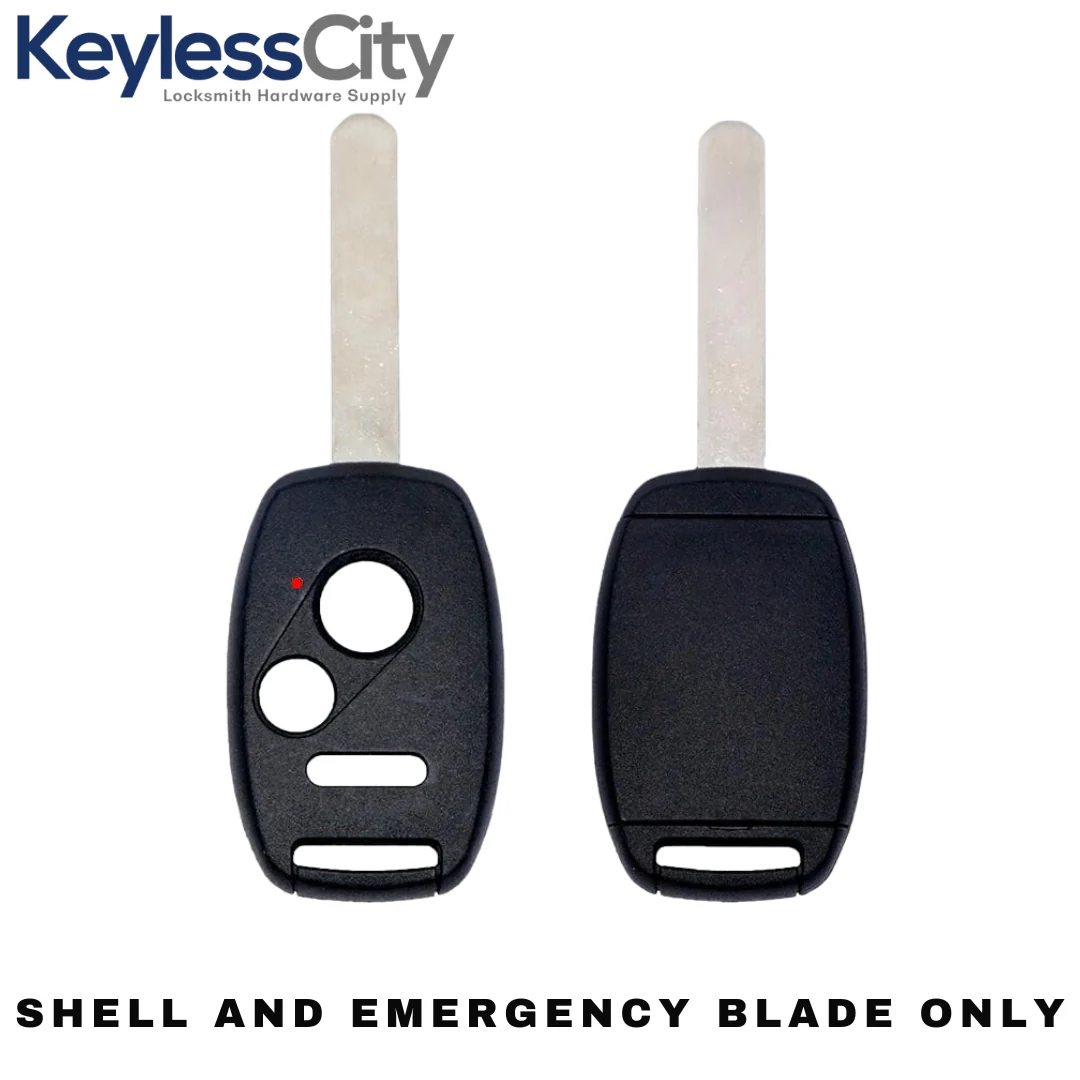 2002-2017 Honda / 3-Button Remote Head Key STRONG SHELL / HO01 / OUCG8D-380H-A, CWTWB1U545, CWTWBIU545 (AFTERMARKET)