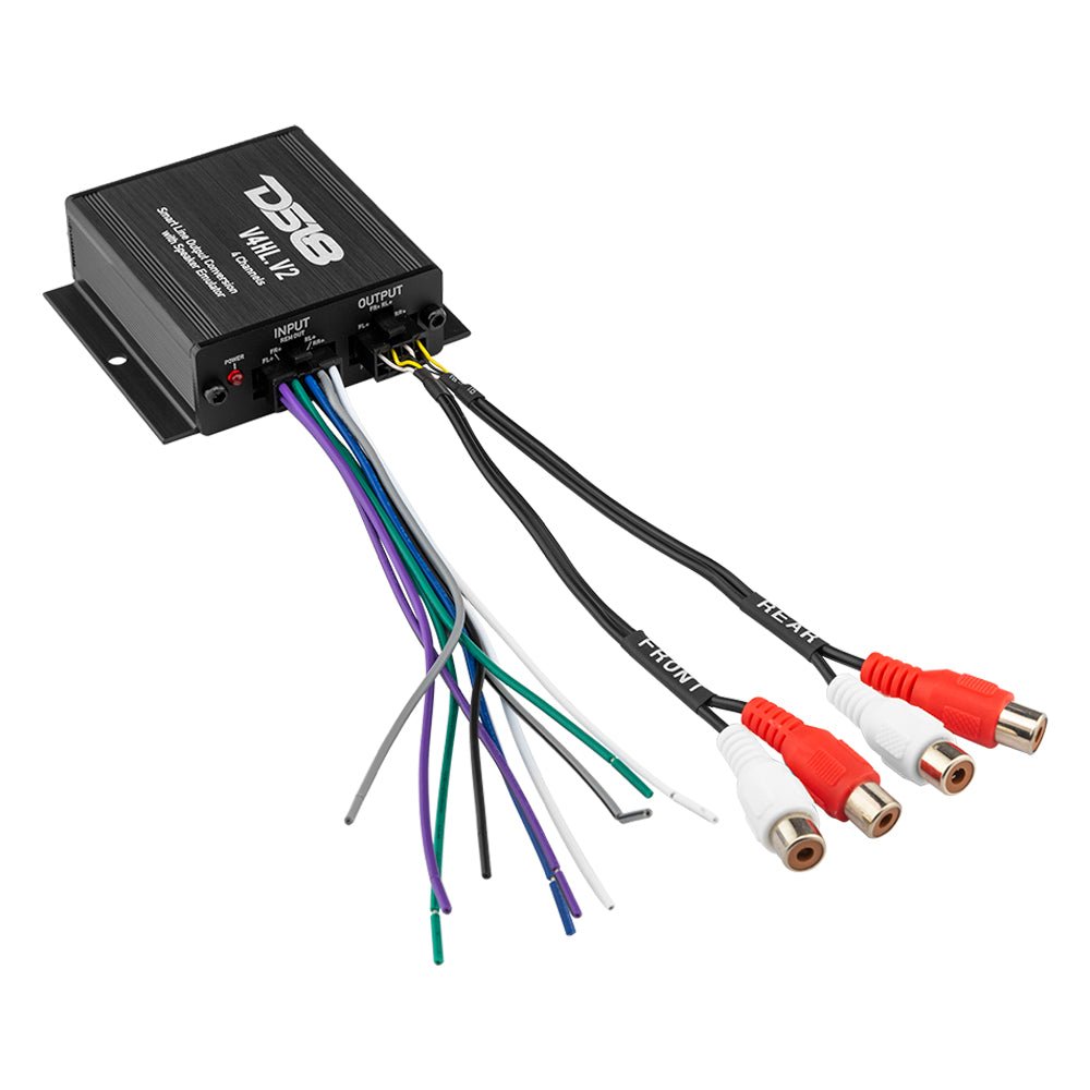 Hi/Lo Converter 4-Channel with Speaker Emulator (Remote out)