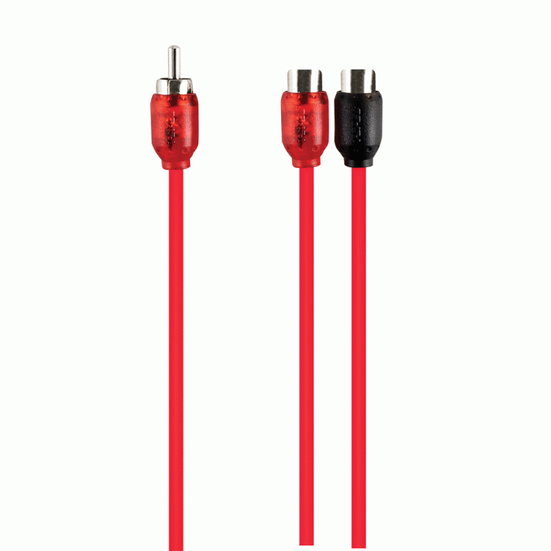 V6RY2-10 RCA v6 Series 2-Channel Audio Y Cable - 1M-2F - 10 pack