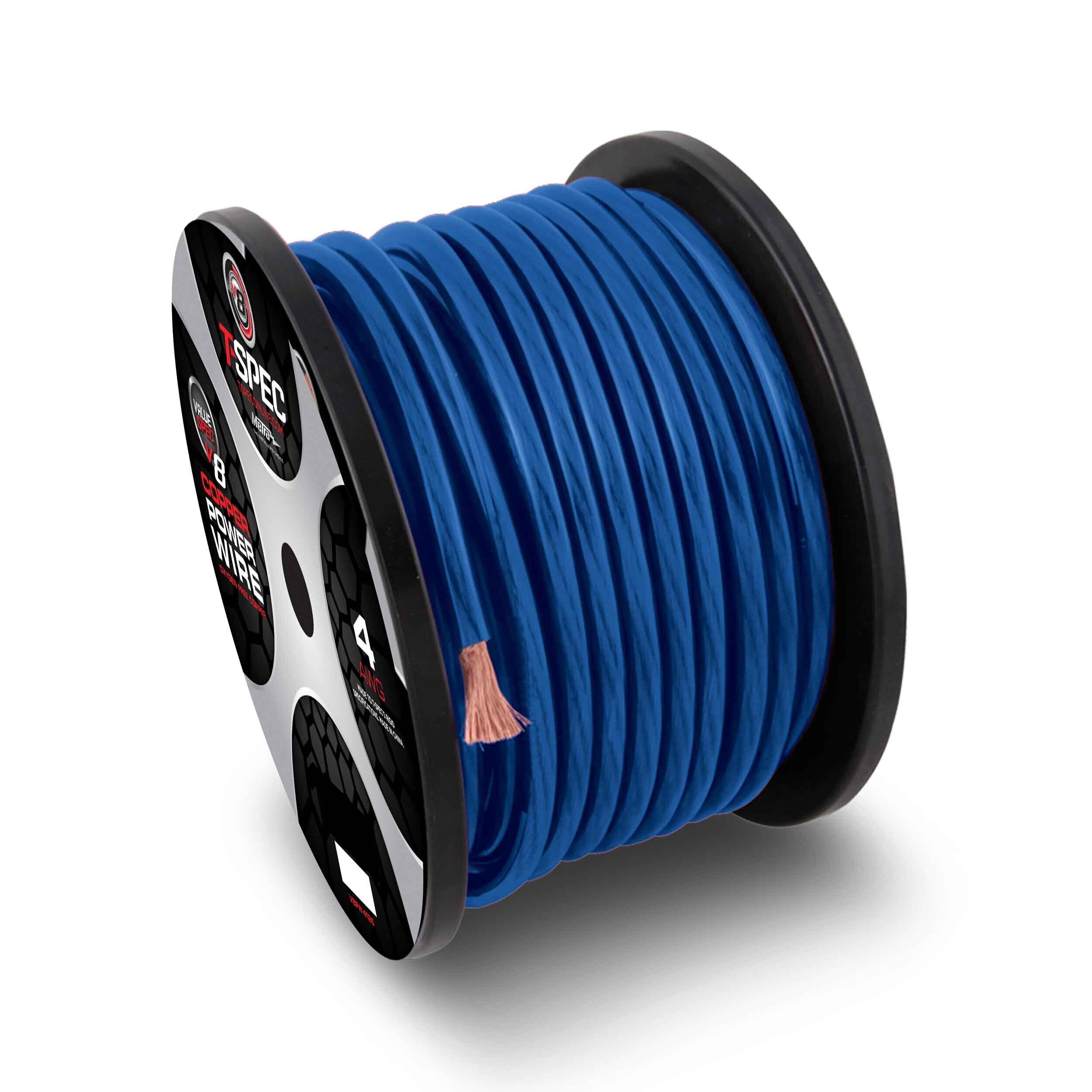 Metra V8GT8B-250 8AWG 250' BLUE OFC POWER WIRE - v8 GT SERIES