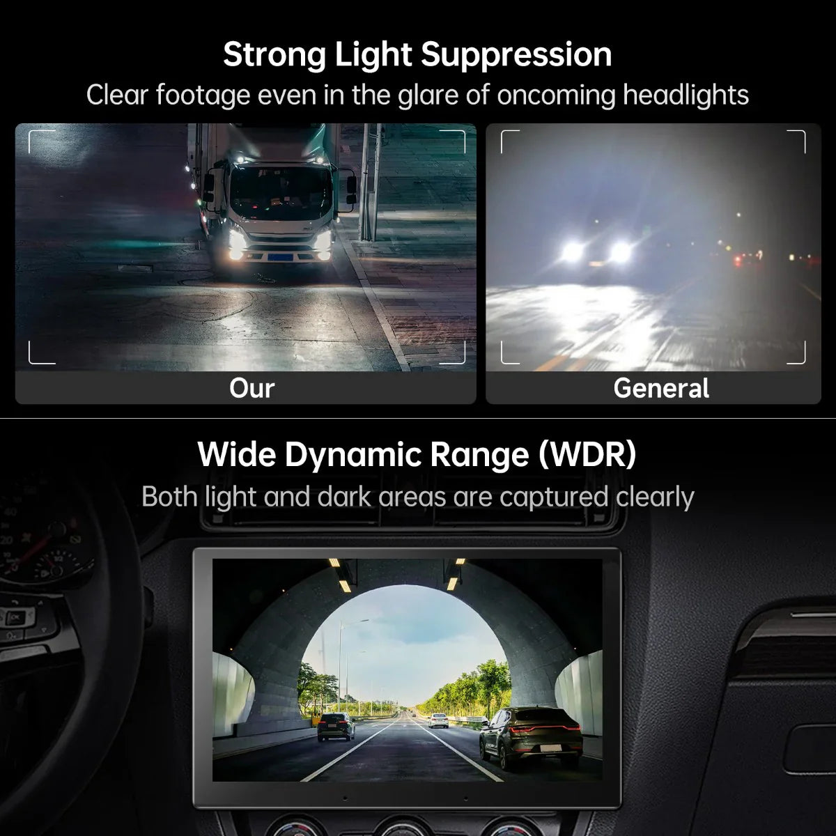 FHD 1080P On-Dash DVR Camera Real-Time Recording
