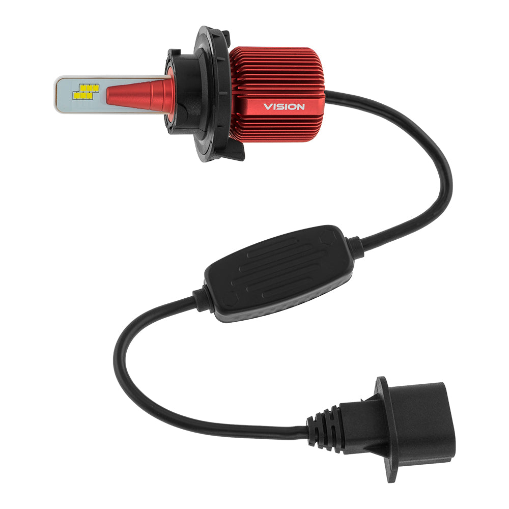 DS18 VISION H13 High/Low CSP LED Conversion Kit 6500K White 8000/5000 Lumens 50/30 Watts