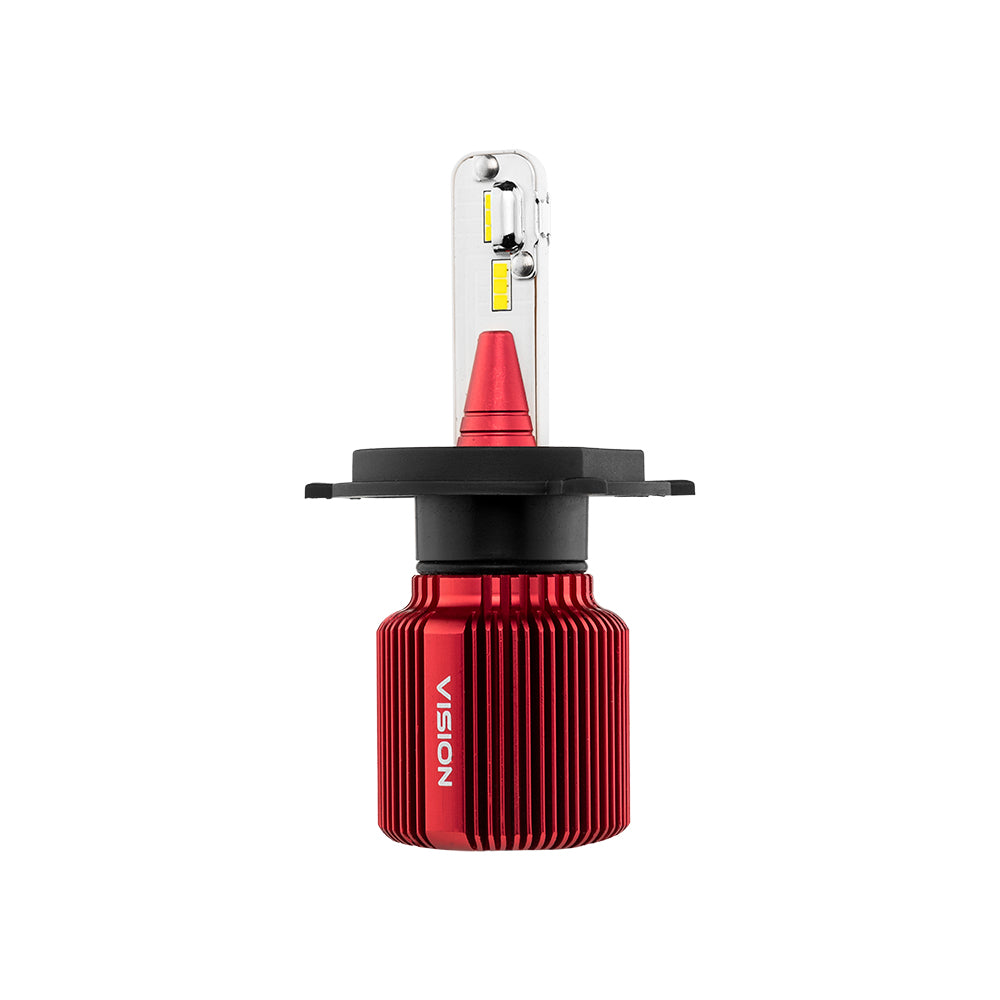 DS18 VISION H4 High/Low CSP LED Conversion Kit 6500K White 8000/5000 Lumens 50/30 Watts