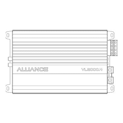 Alliance Audio VL2000.4 1,000 Watt 4-Channel Amplifier