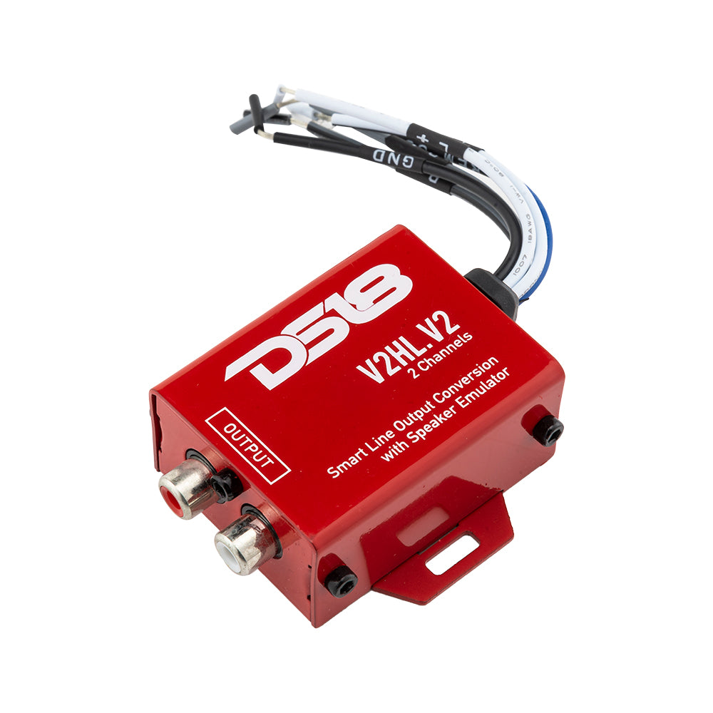 DS18 Hi/Lo Converter 2-Channel with Speaker Emulator (Remote out)
