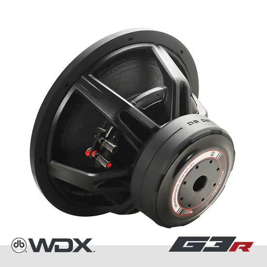 WDX15G3R.4 : 15 in. Dual 4-Ohm Subwoofer
