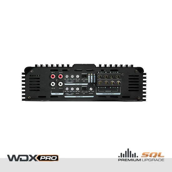 WDX PRO1000.4 : 4-Channel Full-Range Class D Amplifier