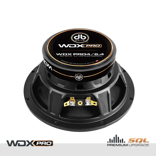 WDXPRO4/6.4 : 6.5 in. Wide Frequency Range - Pro Audio Midrange/1 Pair