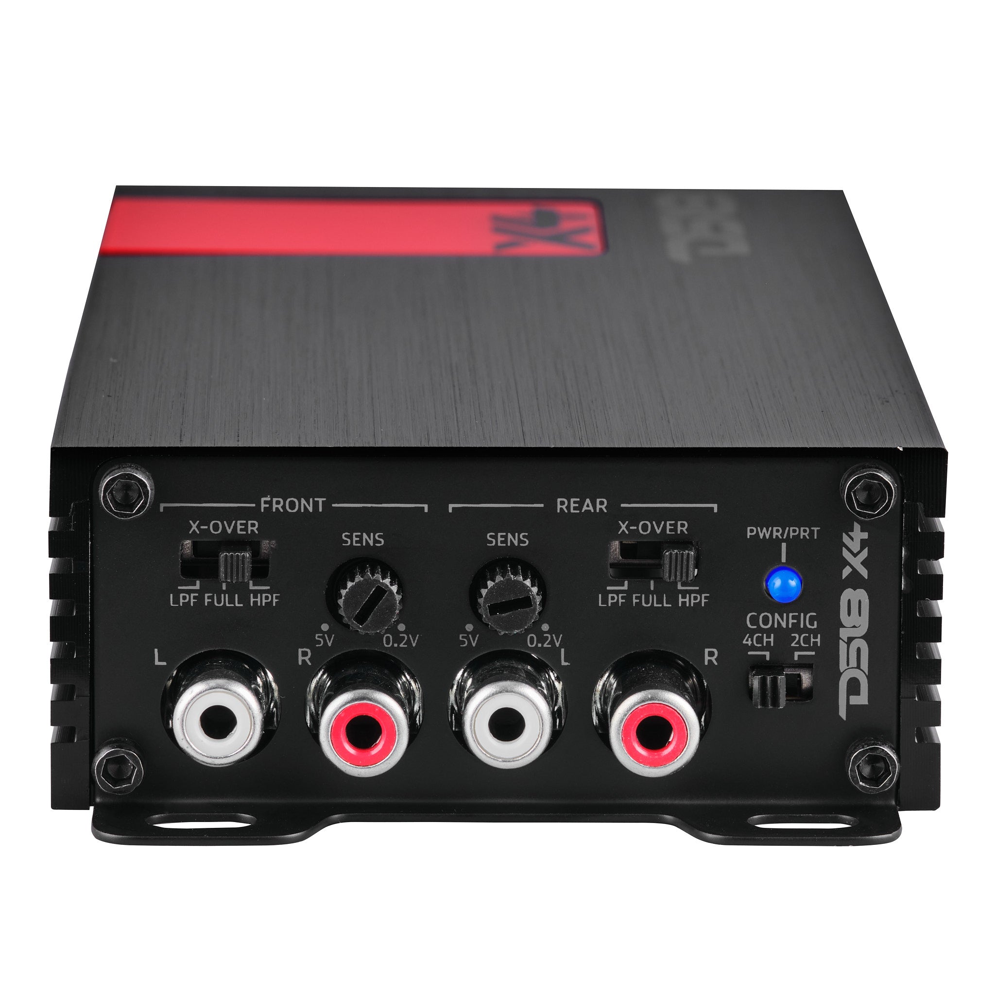DS18 X 4-Channel Ultra Compact Class D Amplifier 4 x 70 Watts Rms @ 4-ohm