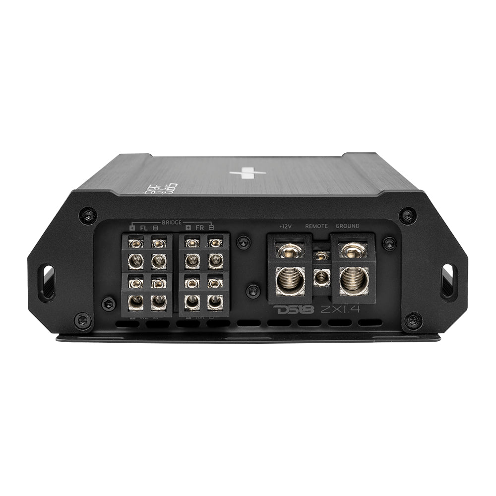 DS18 ZXI 4-Channel Class D Amplifier 4 X 125 Watts Rms @ 4-Ohm