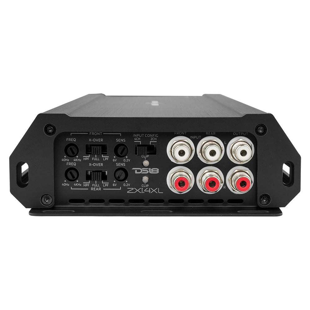 DS18 ZXI 4-Channel Class D Amplifier 4 X 250 Watts Rms @ 4-Ohm