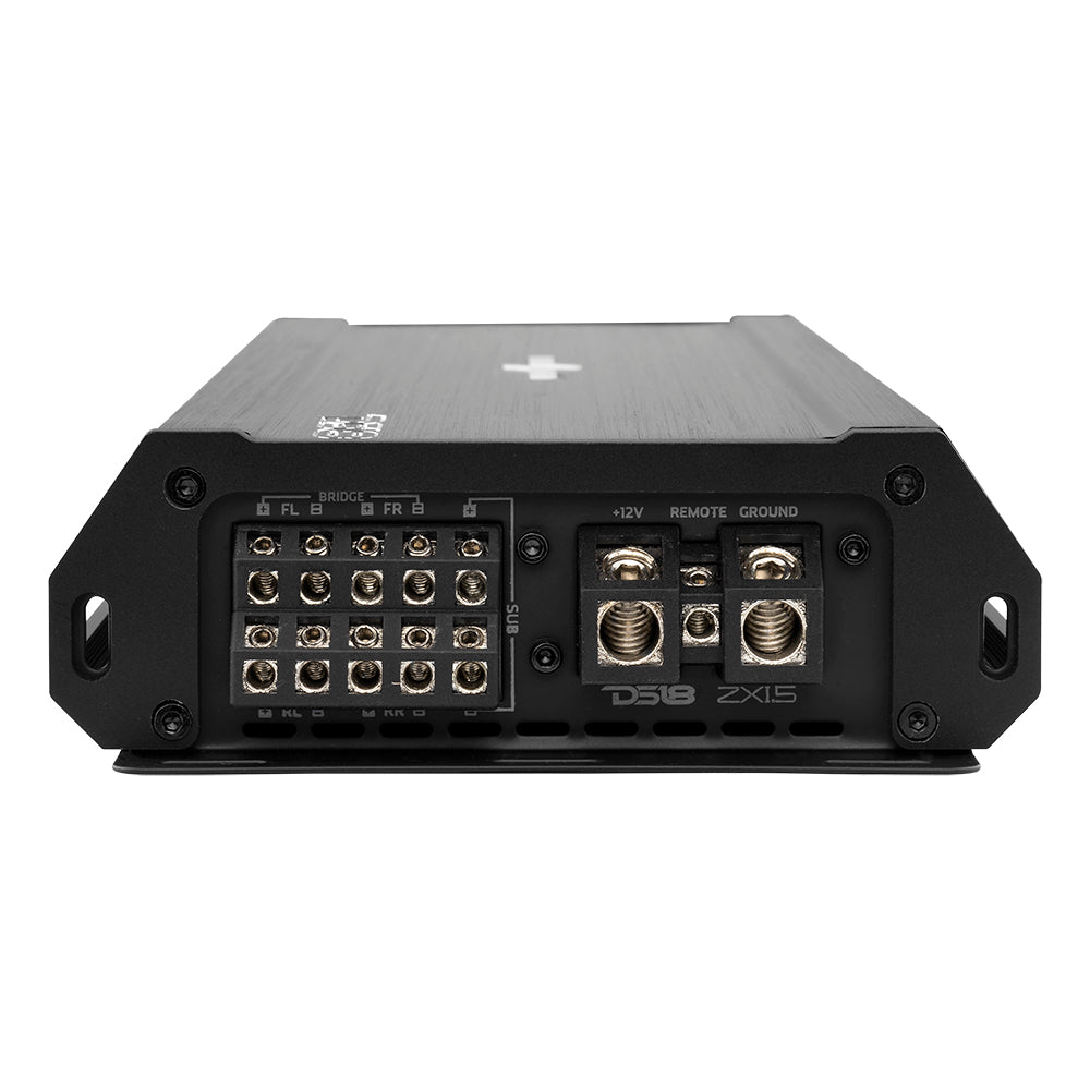 DS18 ZXI 5-Channel Class D Amplifier 4 x 125 @ 4-Ohm + 1000 x 1 Watts Rms @ 1-Ohm