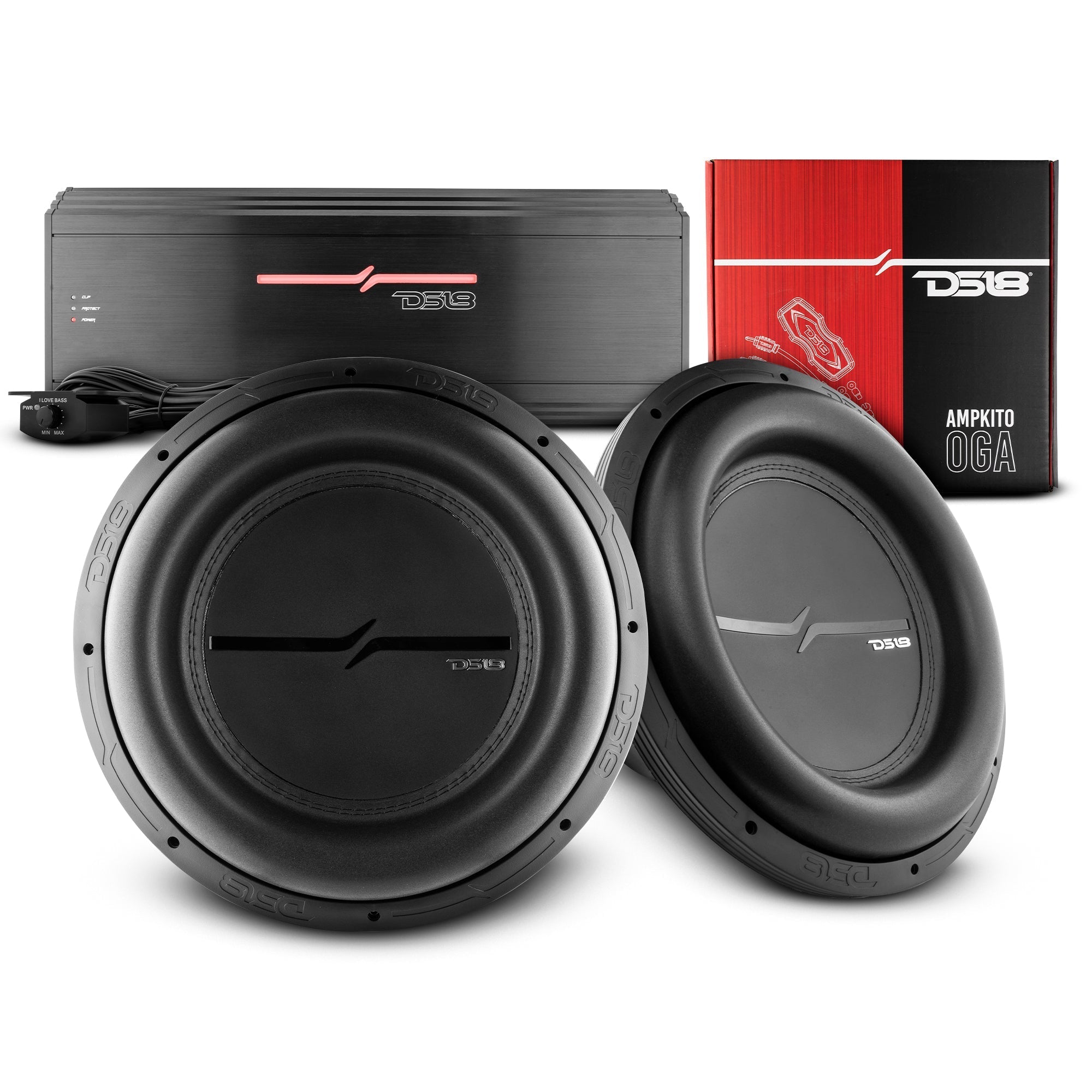 DS18 ZXI15.4D-PKG Bass Package - 2 x ZXI15.4D - 15