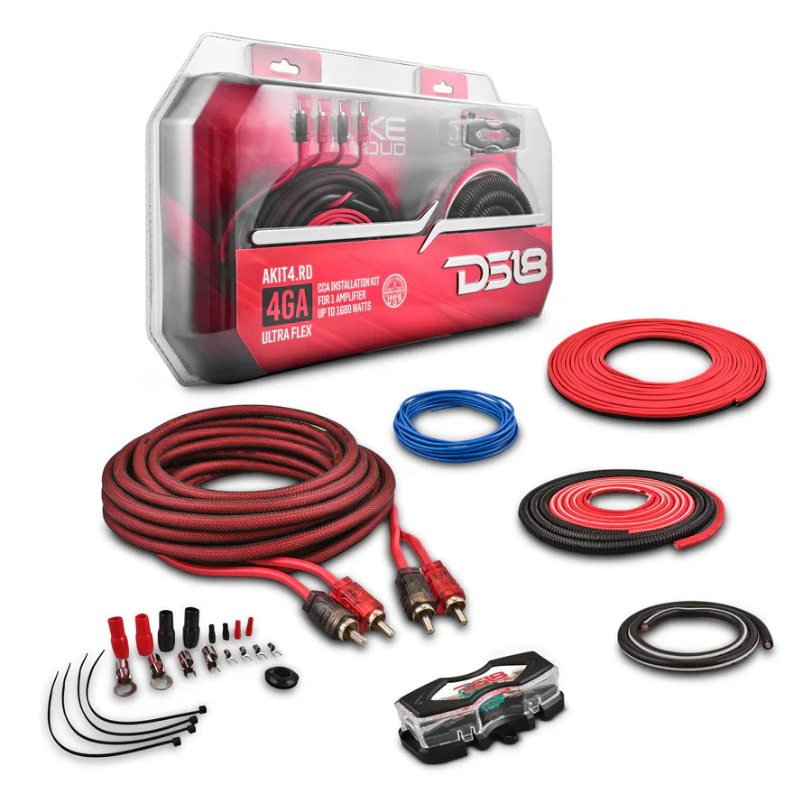 DS18 4-GA Amplifier Installation Kit