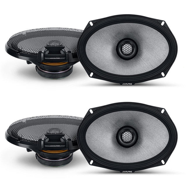 Alpine R2 Speaker Bundle -Two Pairs of R2-S69 6x9